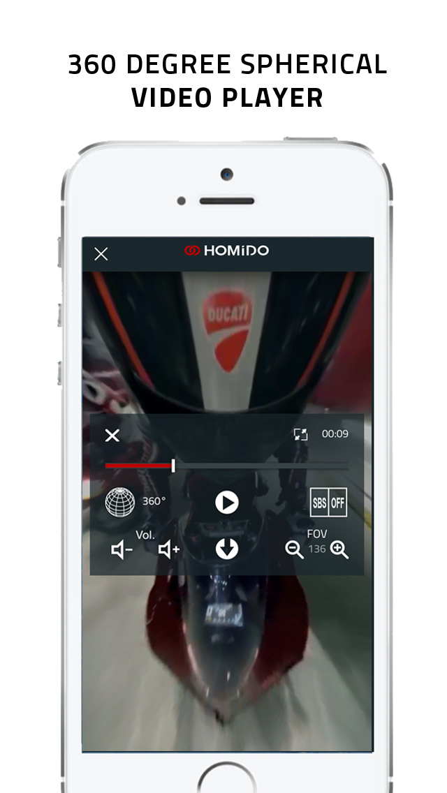 Homido 360 VR player