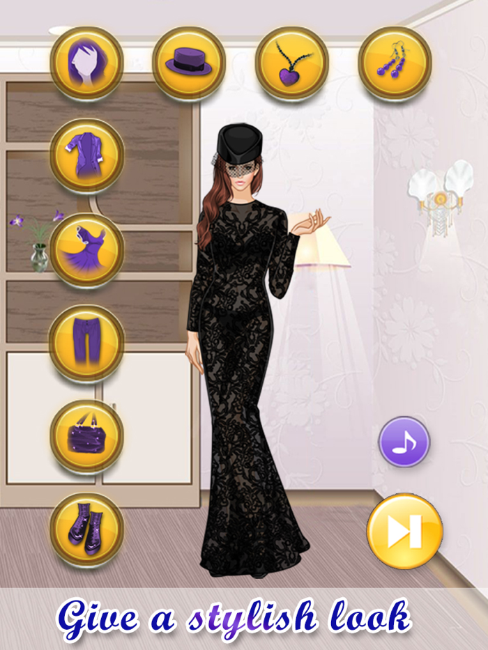 Aristocratic Dressup Paris. Dress up a french princess with fashion clothes.