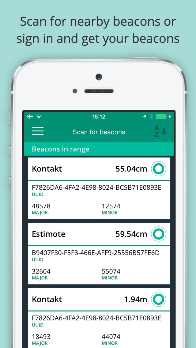 Dartle iBeacon Locator