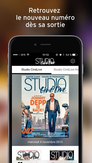 Studio Ciné Live - Magazine : Toute l'actu du cinéma.(圖1)-速報App