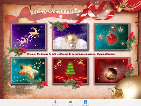 Christmas Greetings for iPad screenshot 2