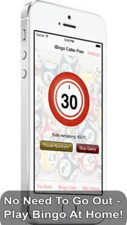 ibingo caller - play bingo at home with friends! iphone screenshot 1