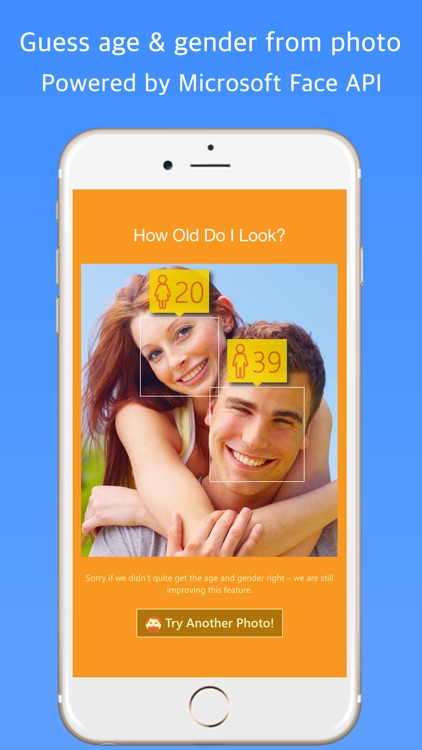 How Old Do I Look? - App for Microsoft Face API