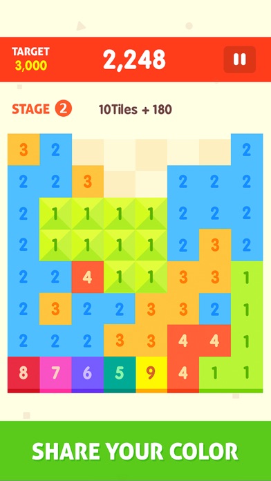Screenshot #3 pour Just Clear All - popping numbers puzzle game