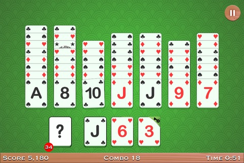 3 Holes Golf Solitaire screenshot 3