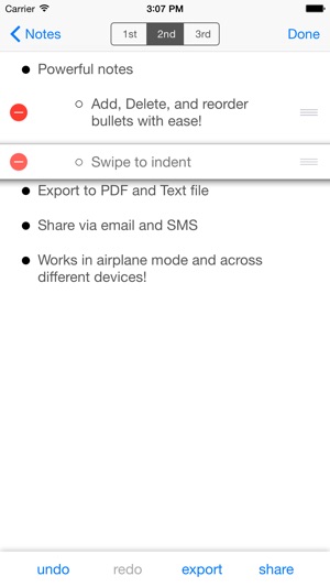 BulletNote - Powerful Lists(圖4)-速報App