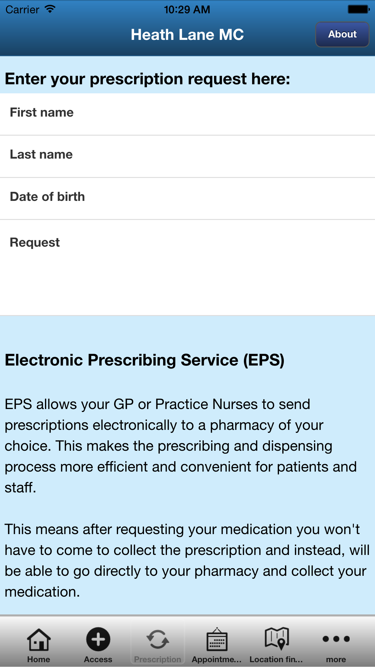Heath Lane Medical Centre Surgery App screenshot 3