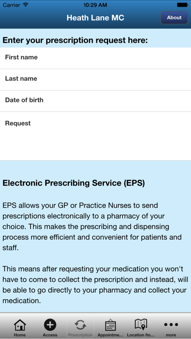 Screenshot #3 pour Heath Lane Medical Centre Surgery App