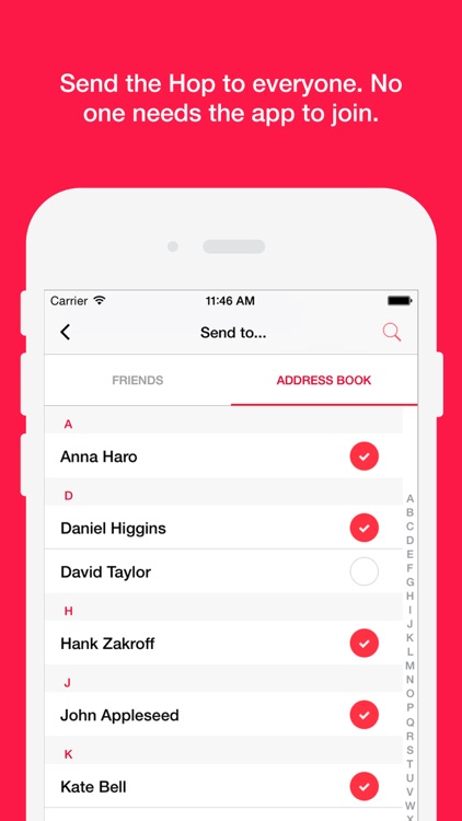 Hop - Invite Friends Quickly