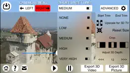 3d video - convert your 2d video into 3d - for dji phantom and inspire 1 and any vr cardboard or 3d tv! iphone screenshot 2