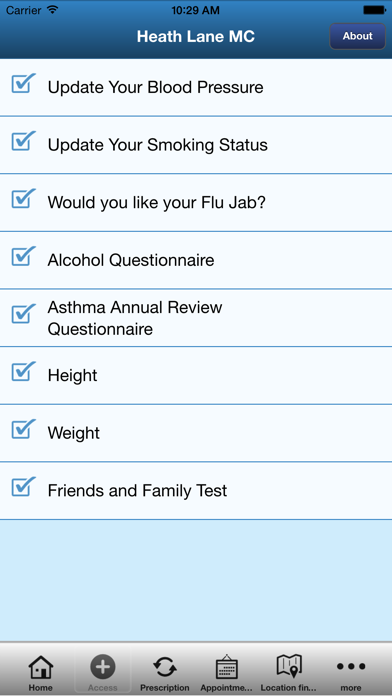 Screenshot #2 pour Heath Lane Medical Centre Surgery App
