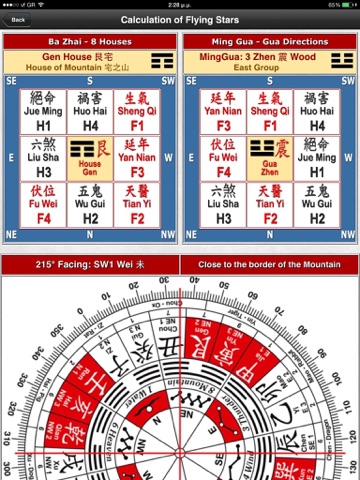 Feng Shui Calc HD screenshot 3
