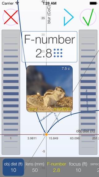 Hyperfocal - depth of field calculator with blur simulation and circle of confusion estimationのおすすめ画像1