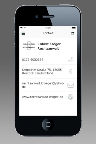 Robert Kröger Rechtsanwalt screenshot 3