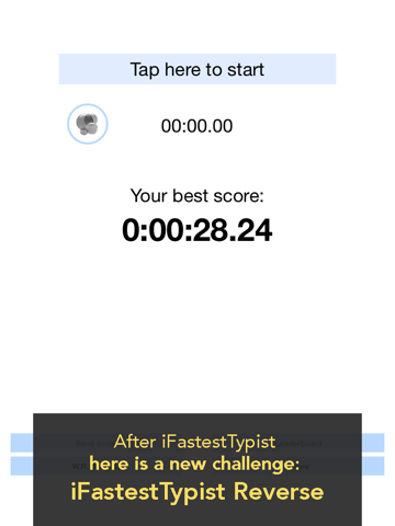 Screenshot #1 for iFastestTypist Reverse
