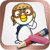 Draw Pororo Penguin Edition