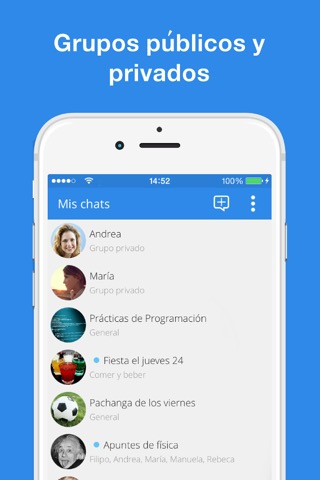 Polixat - La app de chat para universitarios de Valènciaのおすすめ画像2