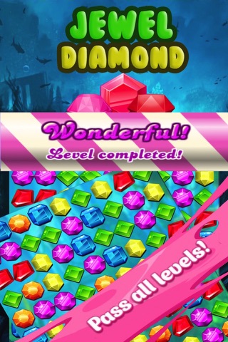 Jewel Diamonds-The Best Free Match 3 Game for kids and girls screenshot 2