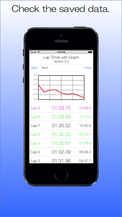 Lap Timer with Graph screenshot-3