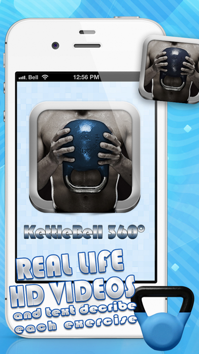 KettleBell Workout 360° FREE HD - Dumbbell Exercises Cross Trainer iPhone screenshot 5 - Health & Fitness app