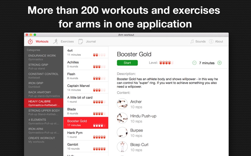 Screenshot #1 pour Arm workout