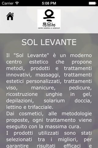 SOL LEVANTE centro estetico screenshot 2