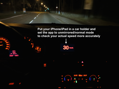 Screenshot #6 pour SpeedWatch HUD Free - a Speedometer and Head-up Display for iPhone & iPad