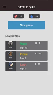 battle quiz - play with your friends, new social game! iphone screenshot 1