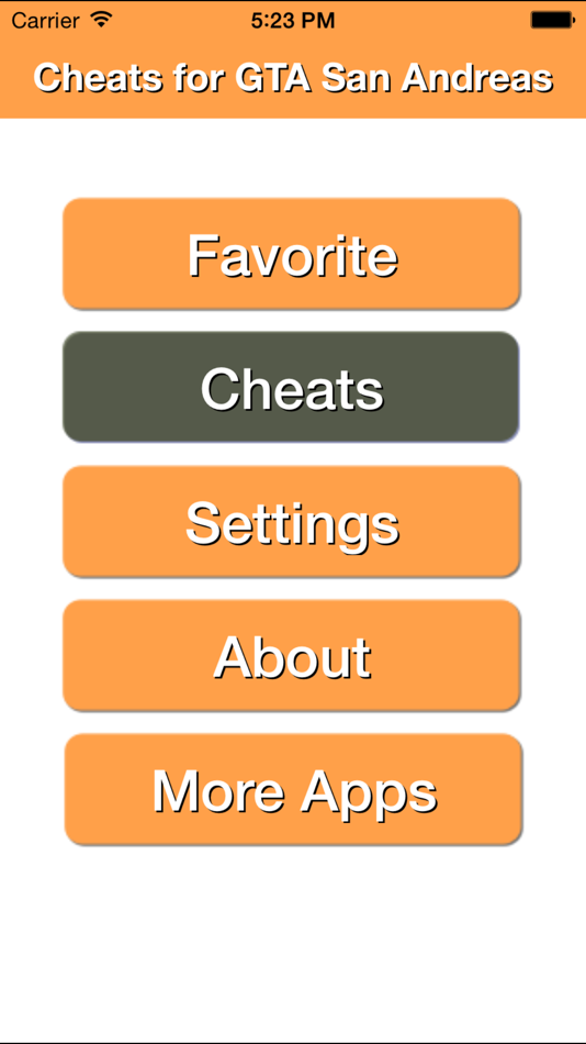 #1. Cheats for GTA SA (iOS) Podle: Krystian Rosinski
