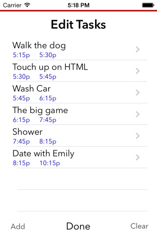 Carpe - Task Manager, Staying Productive and Avoiding Distractions, Planning Out Your Time screenshot 2