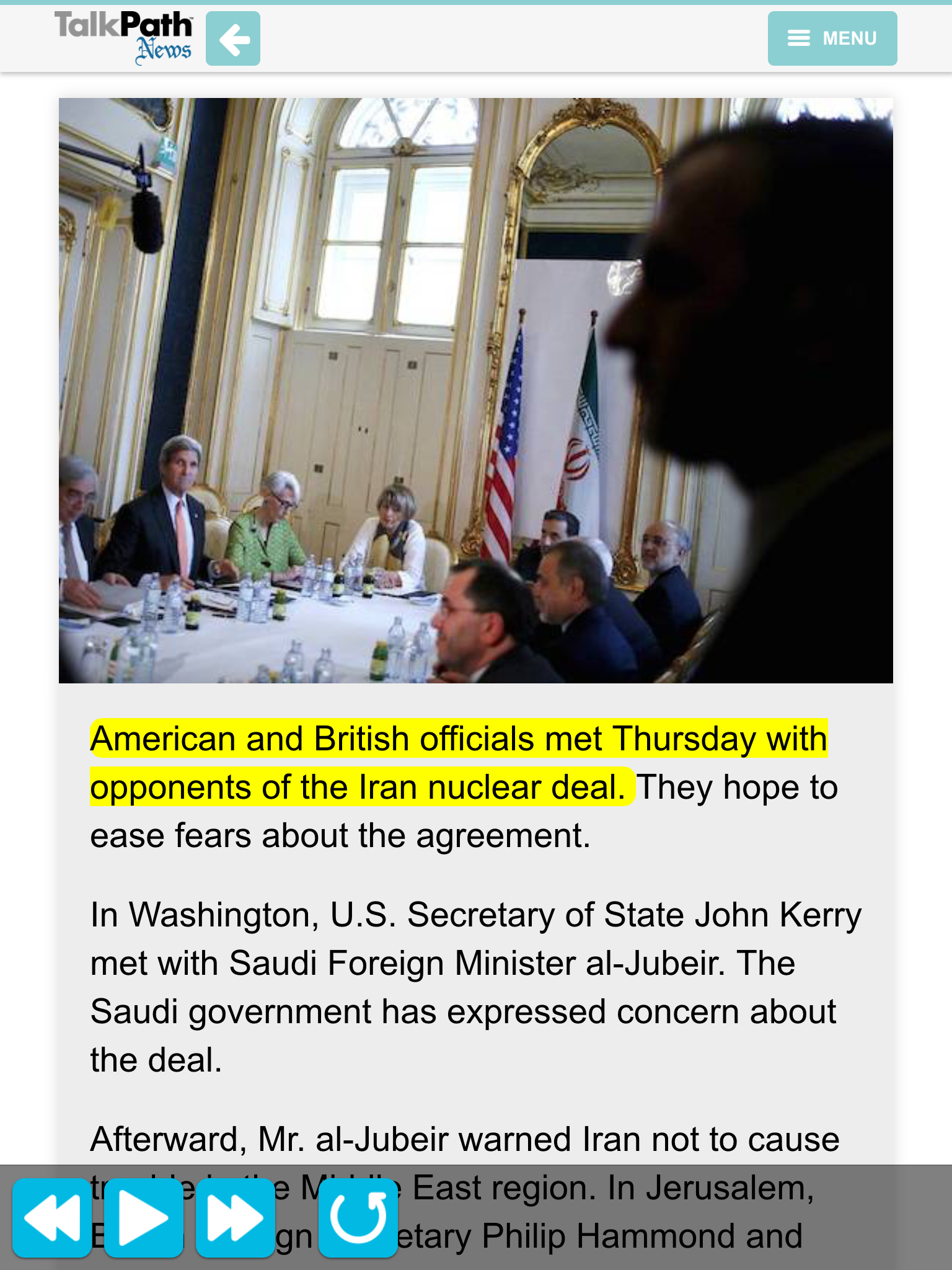 Lingraphica TalkPath News screenshot 8