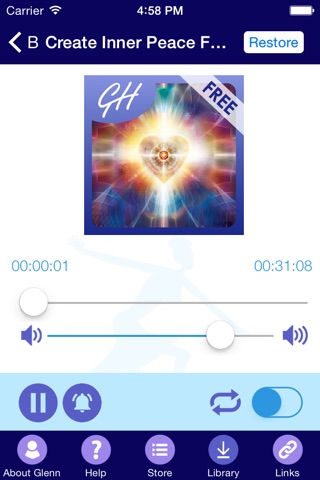 Create Inner Peace: Self-Hypnosis Relaxation by Glenn Harrold screenshot 4