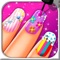 Manicure virtual nails like a real nail salon