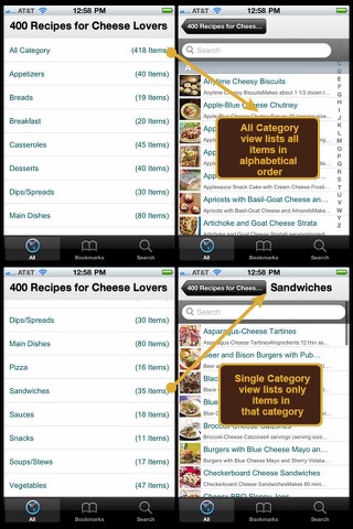 400 Recipes for Cheese Lovers screenshot 3