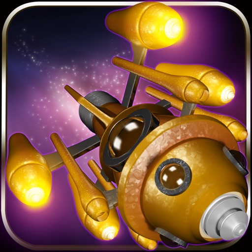 Blast Off! - Retro Rocket Jump to Space Icon