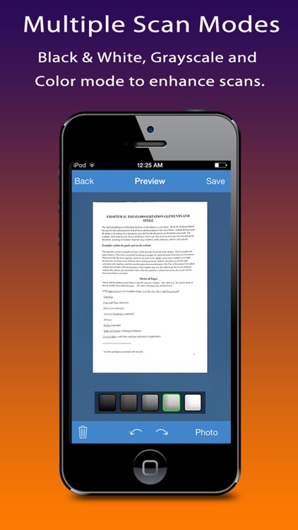 Quick Scanner Free : document, receipt, note, business card, image into high-quality PDF documents screenshot-3