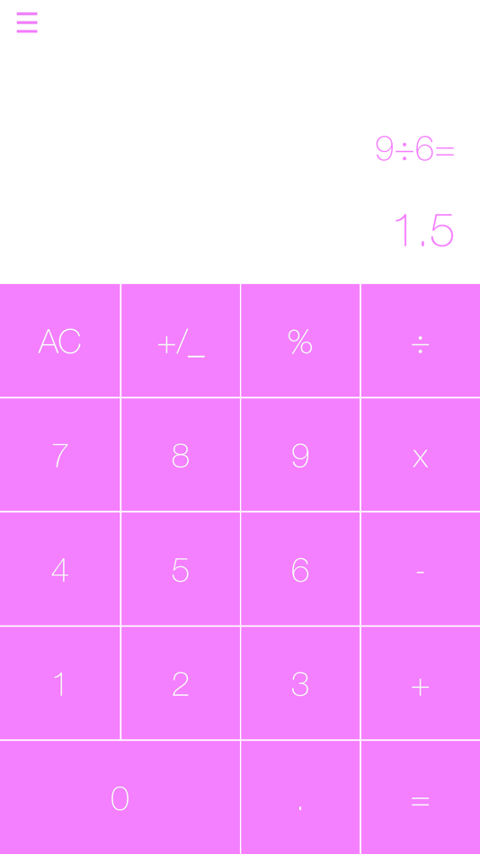 #3. Calculator :) (iOS) By: Vyasa