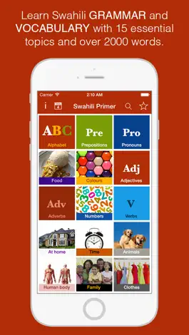Game screenshot Swahili Primer - Learn To Speak And Write Swahili Language: Grammar, Vocabulary & Exercises mod apk
