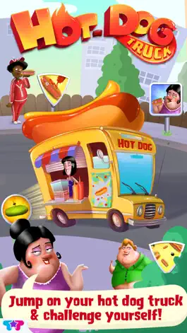 Game screenshot Hot Dog Truck : Lunch Time Rush! Cook, Serve, Eat & Play mod apk