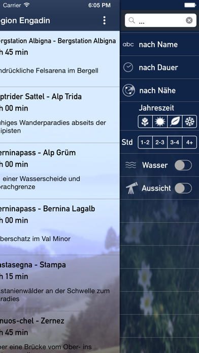 Genusswandern Schweiz Screenshot