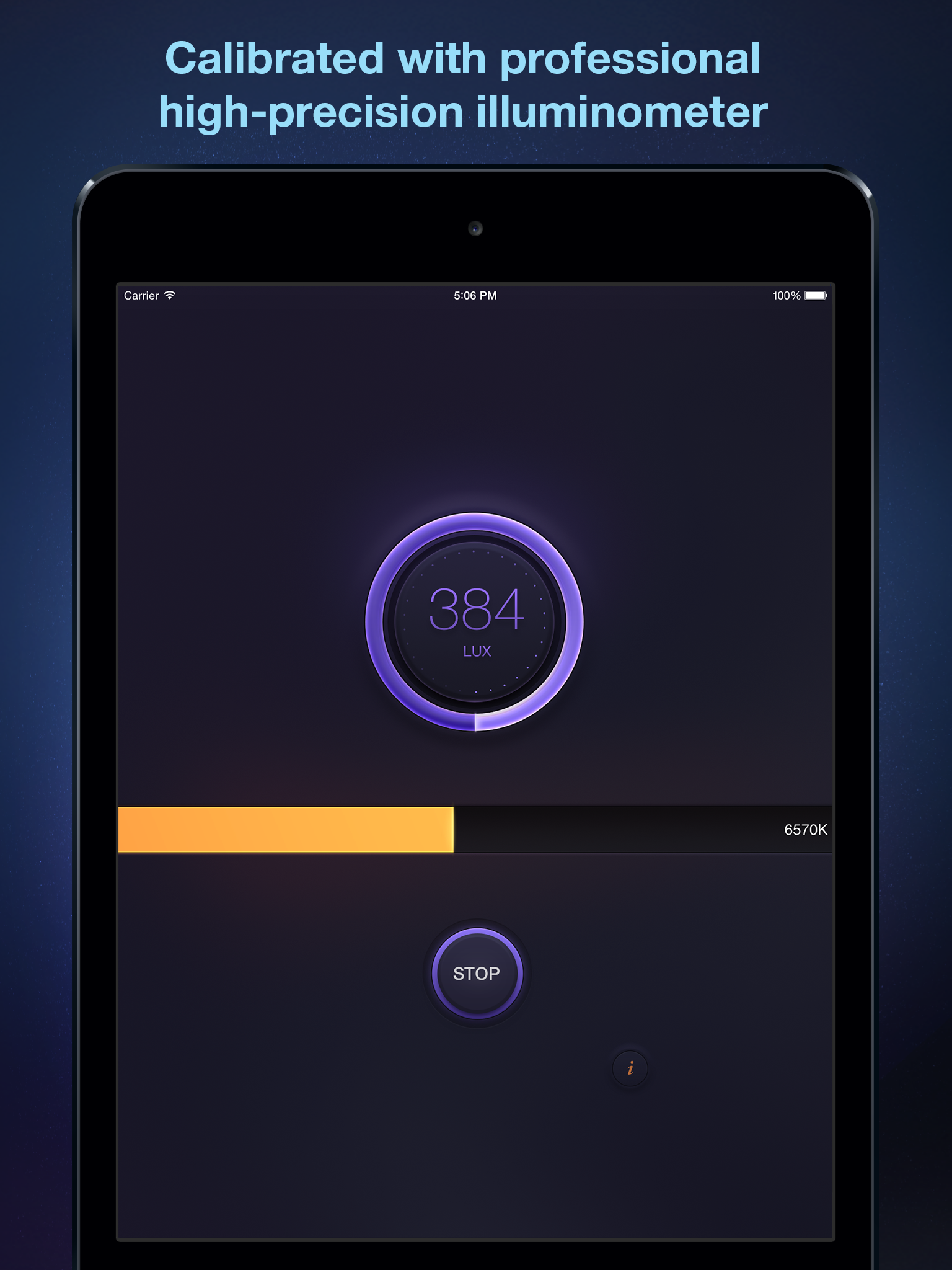 Lux Meter - light measurement tool for measuring lumens, foot candles, lx and light temperature screenshot 7