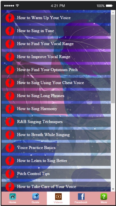 Screenshot #1 pour Singing Lessons - Becoming a Singing Master