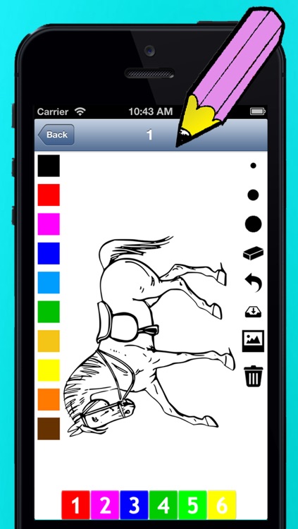 A Coloring Book of Horses for Children: Learn to draw and color screenshot-4