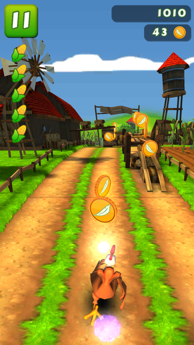 Hay Rush: Super Chicken Run screenshot 1