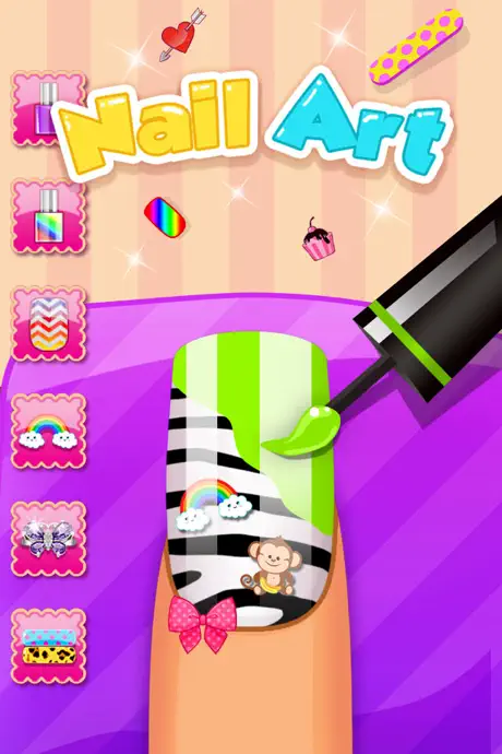 Nail Party Makeover and Nail Salon - girls game