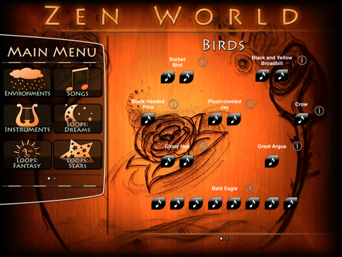 Screenshot #6 pour Zen World - Relaxing Sounds and Melodies