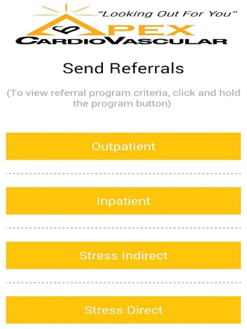 Screenshot #6 pour APEX Cardiovascular Referrals