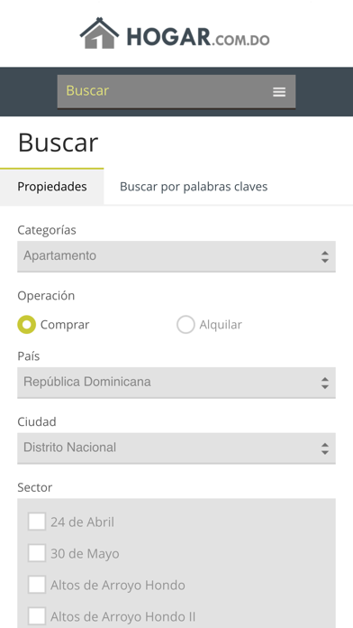App screenshot