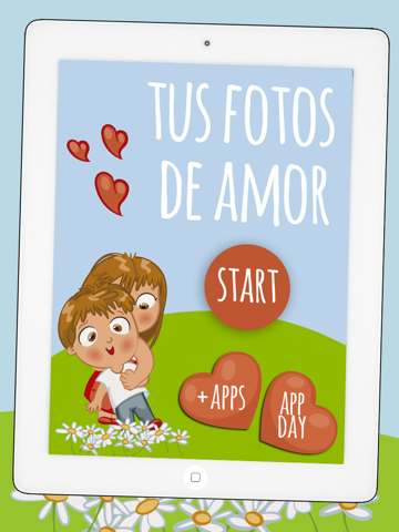 Photo frames with love quotes iPad screenshot