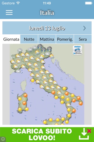 Meteo In Diretta - Previsioni meteo più attendibili screenshot 4